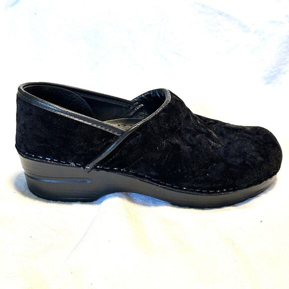 Dansko Women's XP 2.0 Clog Teal Striped Patent Clog Size 38 EU 7.5-8 US - Picture 1 of 7